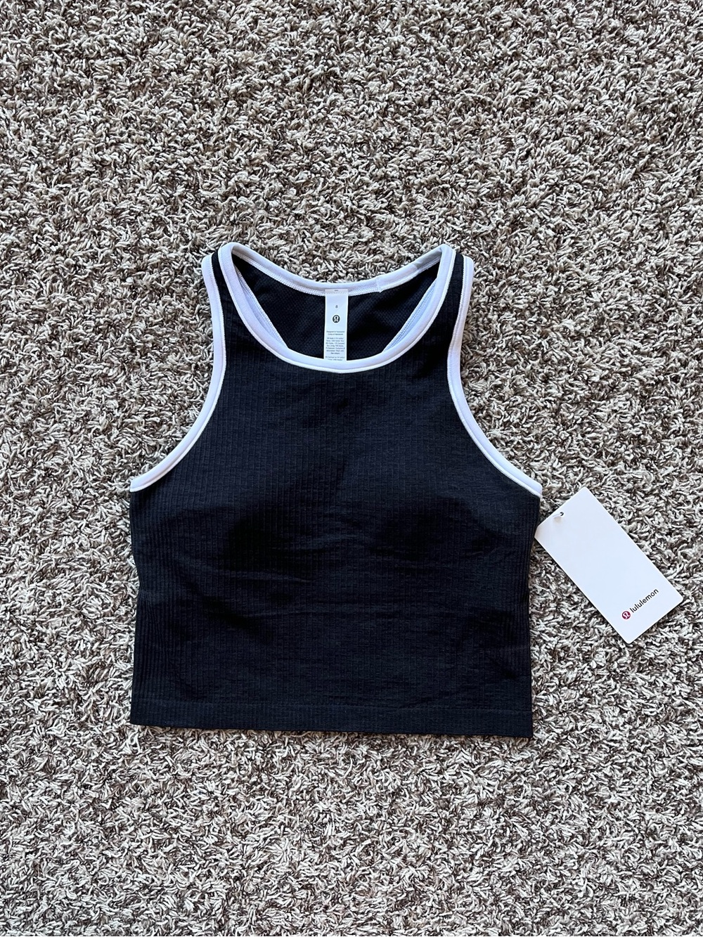 Lululemon Ebb to Street Ribbed RB Tank *Contrast
